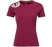 Kempa Core 2.0 T-Shirt Women Camiseta De Balonmano para Mujer, Mujer, Rojo Oscuro, XS