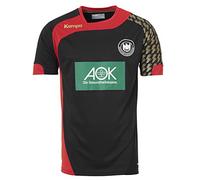Kempa DHB Away Camiseta de Juego, Hombre, Negro/Rojo, 140