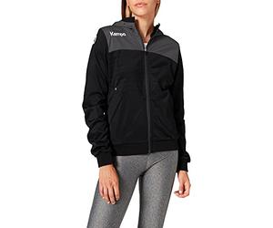 Kempa Emotion 2.0 Hood Jacket Women Sudadera, Mujer, black/anthra, L