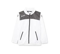 Kempa Emotion 2.0 Poly Jacket Sudadera, Hombre, white/anthra, 140