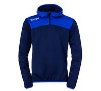 Kempa Emotion 2.0 Quarter Zip Hoody Chaqueta 1/4 De Entrenamiento, Hombre, Azul Marino/Azul Royal, XXXL
