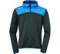 Kempa Emotion 2.0 Quarter Zip Hoody Sudadera, Hombre, Anthra/Kempablue, 116