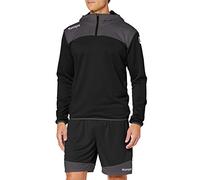 Kempa Emotion 2.0 Quarter Zip Hoody Sudadera, Hombre, Black/Anthra, 116