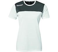 Kempa Emotion 2.0 Shirt Women Camiseta de Juego para Mujer, Mujer, Blanco/Antracita, L