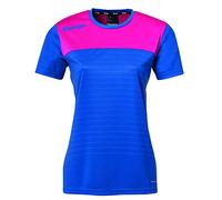 Kempa Emotion 2.0 Shirt Women Camiseta de Juego para Mujer, Mujer, Lima Amarillo/Dove Azul, S