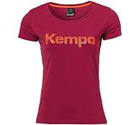 Kempa Graphic T-Shirt Girls Camiseta De Balonmano para Niñas, Niñas, Rojo Oscuro, 152