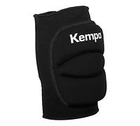 Kempa KNEE INDOOR SUPPORT PADDED, protectores de rodilla para balonmano, voleibol, etc., protectores de rodilla para hombres, mujeres, niños, protectores, 1 par, negro