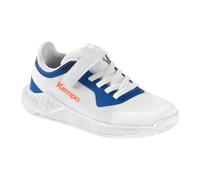 Zapatillas de balonmano kempa kourtfly infantil blanco/azul 29