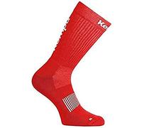 Kempa Logo Classic Socks Calcetín De Balonmano Con Fondo Reforzado, Hombre, Rojo/Blanco, 36-40
