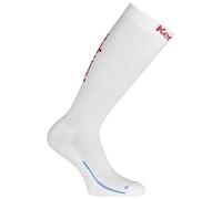 Kempa Long Socks Medias de Equipaciones, Sin género, Blanco/Rojo, 41-45