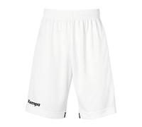 Kempa Player Long Shorts, Pantalón Corto Hombre, Blanco/negro, L