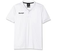 Kempa Poly Polo, Camiseta para Niños, Blanco, 164