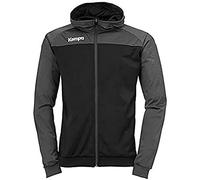 Kempa Prime Multi Jacket Chaqueta De Balonmano Con Capucha Para Hombre, Hombre, negro/antracita, S