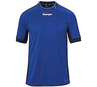 Kempa Prime Shirt Camiseta De Balonmano Cuello Asimétrico para Hombre, Hombre, Azul Royal/Azul Marino, 128