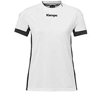 Kempa Prime Shirt Women Camiseta De Balonmano para Mujer, Mujer, Blanco/Negro, L
