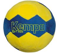 Kempa Soft Kids, Balón De Balonmano Niños, Azul-Amarillo (Blue-Yellow), Estándar