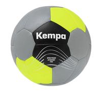 Kempa Spectrum Synergy Pro Pelota de Balonmano, Jóvenes y Adultos, Gris frío/Amarillo Fluorescente, 3