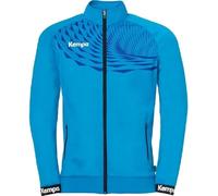 Kempa Wave 26 Poly Jacket hombre niño Chaqueta deportiva de entrenamiento de balonmano para hombre Sudadera ligera - sudadera elástica de entrenamiento con bolsillos con cremallera