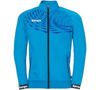 Kempa Wave 26 Poly Jacket hombre niño Chaqueta deportiva de entrenamiento de balonmano para hombre Sudadera ligera - sudadera elástica de entrenamiento con bolsillos con cremallera
