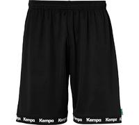 KEMPA Pantalón deportivo negro / blanco L negro / blanco