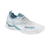 Kempa Wing Lite 2.0 W Game Changer, Zapatillas Deportivas Unisex Adulto, Blanco/Aqua, 38.5 EU