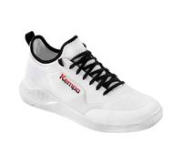 Kempa Kourtfly Jr, Zapatillas de Balonmano, Blanco/Rojo/Negro, 38 EU