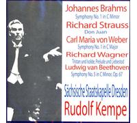 Kempe Conducts Brahms: Symphony 1; Strauss: Don Juan; Weber: Symphony 1; Wagner: Tristan und Isolde, Prelude und Liebestod and Beethoven: Symphony 5 (1956-57)