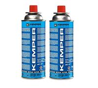 Kemper 577 - Bote de cartucho de gas de 390 ml (227 g) ideal para estufas y estufas portátiles tipo bistro (2 unidades)