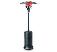 Kemper Calefactor de exterior a gas butano/propano, negro