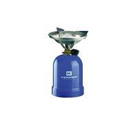 KEMPER - Hornillo de gas Camping 2200 W portátil, 1 fuego, cartucho de gas butano, 190 g, placa de acero inoxidable, 3 brazos dentados, cocina al aire libre, formato de viaje