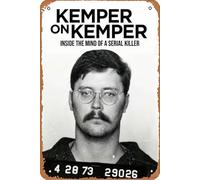Kemper on Kemper: Inside the Mind of a Serial Killer - Póster de película retro de metal para pared del hogar, letrero de metal para pared, cueva, bar, club, letrero de metal de lata de 8 x 12