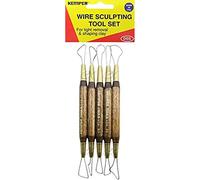 Kemper Wire Sculpting Tool Set DSS For Light Removal & Shaping Clay, Dough, Pottery 5 PC 6-1/2'' TOOLS