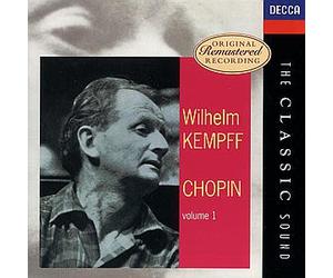 Kempff, Wilhelm - Plays Chopin-Volume. 1
