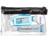 Kemphor Travel Fresh | Precio, Comprar n/a Contenido del Estuche: Fresh Gel Dental Fluorado 25 ml + 1 Cepillo Dental Viaje + Seda Dental 10 m + Enjuague Bucal Fluorado 50 ml