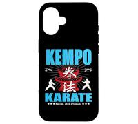 Kempo Karate con Karateka; Kanji y Kominka Carcasa para iPhone 16