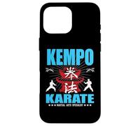Kempo Karate con Karateka; Kanji y Kominka Carcasa para iPhone 16 Pro MAX