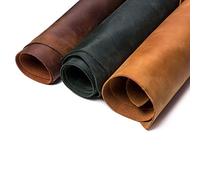 KEMTAT Cuero auténtico, Piel Natural, Cuero DIY, Cuero de Cuero de Vaca Real, 2,0mm de Espesor, Grano Completo para cinturón, Cartera, Bolso, Zapatos