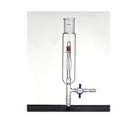 Kemtech America B262924 Synthware Bubbler, juntas de tierra, junta superior 29/42, junta inferior 24/40, longitud 157 mm