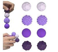 KEMUZ 12 Piezas Bolas Magnéticas de Silicona Anti-Estrés para Adultos y Niños | Juguetes Sensoriales para Aliviar Ansiedad | Juego de Descompresión Creativa para Oficina, Casa y Viaje (1 Set)