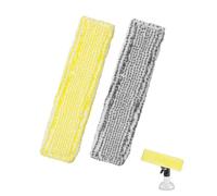 KEMUZ 2 Almohadillas Recambio para Kärcher Limpiacristales - Microfibra Premium Compatible WV2/WV5/WV6 - Sin Rayas, Fácil Instalación (2 Unidades)