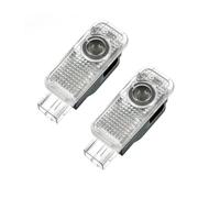 KEMUZ 2 Piezas Para Puertas Para Audi A4 B8 8L 8V A4 B6 B7 B8 B9 A5 A6 4K 4G A7 Q2 Q3 Q5 Q7 Proyector Led Iluminación De Entrada Logotipo De La Puerta Luz Láser Para La Puerta (4 Anillos + Letras)