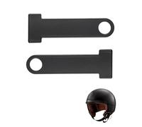 KEMUZ Candado para Casco de Moto 2 Unidades - Cerradura de Acero Inoxidable Antirrobo, Soporte Doble con Hebilla Rápida, Accesorio Seguro para Cascos de Motocicleta y Bicicleta