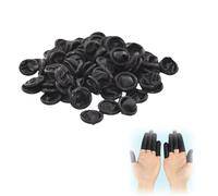 KEMUZ Fundas para Dedos Desechables 150 Unidades - Protector Antiestático para Electrónica, Manicura y Cocina | Guantes de Dedo de Látex sin Polvo, Hipoalergénicos y Reutilizables