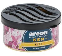 AREON Ken Ambientador Lila Flor Coche Aire Olor Lata Debajo Asiento Púrpura 3D (Pack de 2)