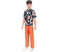 Ken Fashionista Muñeco con Camisa Floral y Accesorios de Moda de Juguete (Mattel HBV24)