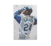 Ken Griffey Jr. Murales avanzados de pintura al óleo con funciones impermeables, antiincrustantes y antidecoloración, son adecuados para decoración en salas de estar, dormitorios y oficinas, y se