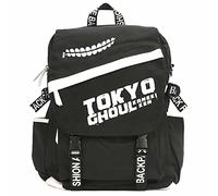Ken Kaneki - Mochila grande de lona negra para fans de Tokyo Ghoul