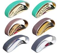 Ken Onion Edition (WSKTS-KO) - Juego de 24 correas de repuesto para cuchillos y herramientas Work Sharp Knife & Tool Sharpener Ken Onion Edition (WSKTS-KO) - 80/120/240/400/1000/1200 Grits