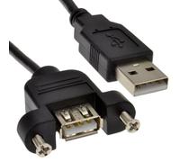kenable 006536 - Cable USB (0,5 m, USB A, USB A, 2.0, Negro)