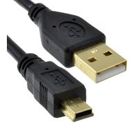 kenable 009048 cable USB 0,25 m USB A Mini-USB B macho negro - Cables USB (0,25 m, USB A, Mini-USB B, 2.0, negro)